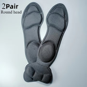 Unisex Memory Foam Insoles Non-Slip Comfort Support Black Beige