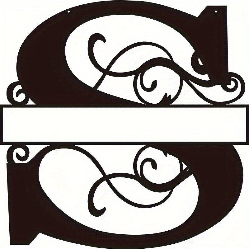 Personalized Metal Family Name Sign Wall Art for Front Entrance or Housewarming Gift