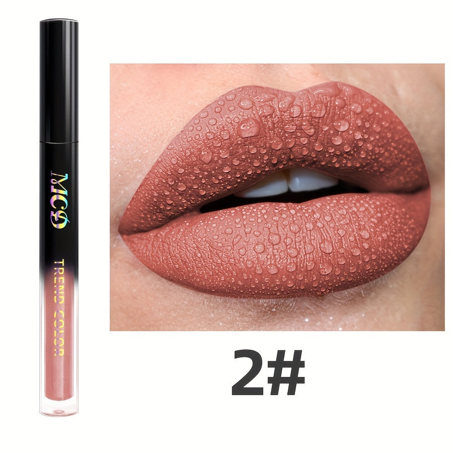 Women Long Lasting Waterproof Lip Gloss Lip Oil Lipstick Moisturizing