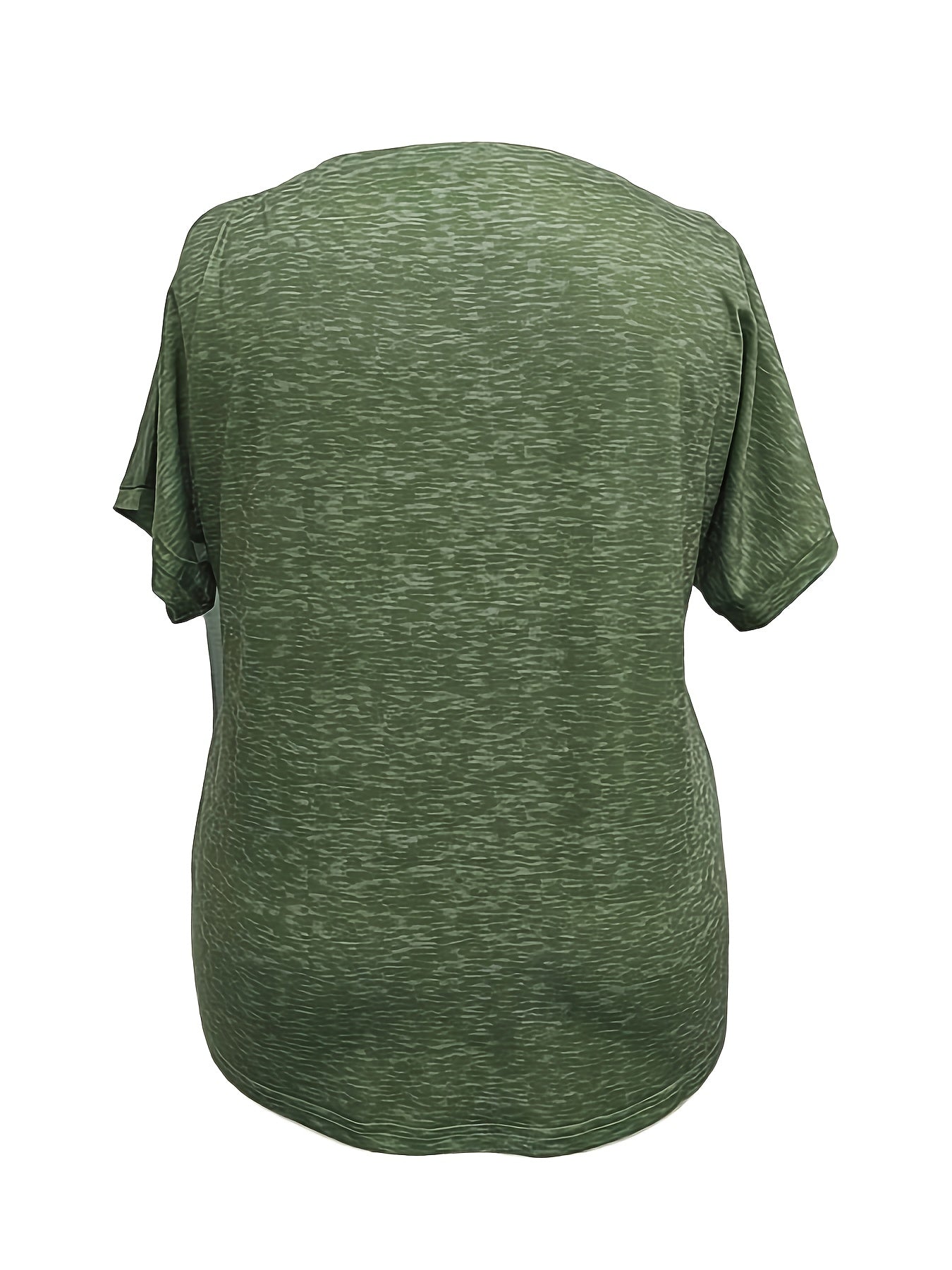 Plus Size Butterfly Drop Shoulder Loose T-Shirt Women's Casual Top