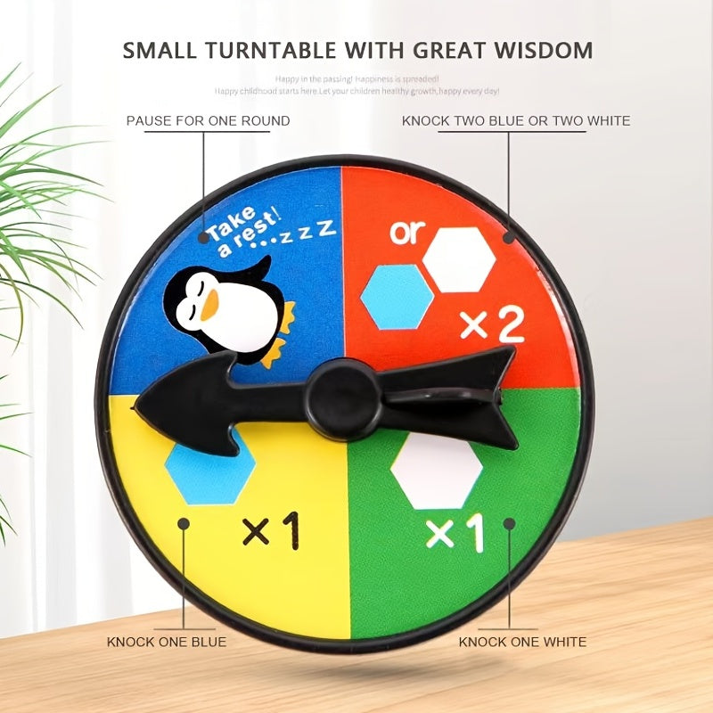 Juego de mesa Kids Ice Knocking con piezas de plástico coloridas, juguete educativo STEM para niños de 3 años en adelante