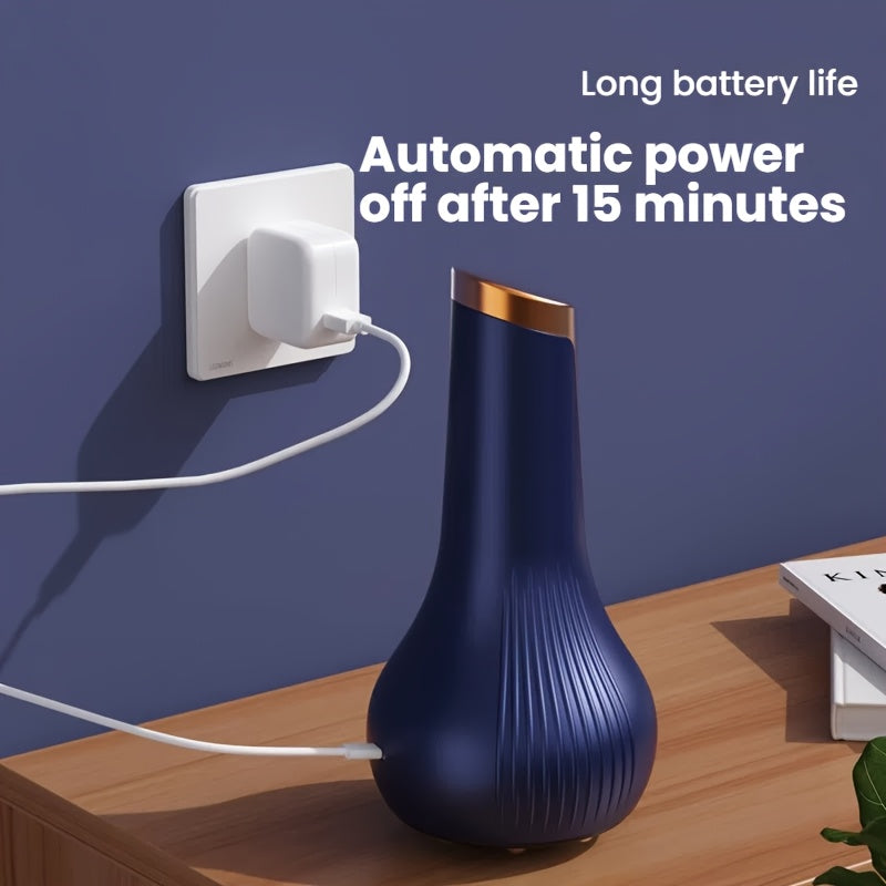 Wireless Massage Device with 9 Suction Levels, 22 Heads, Heating, Long Battery