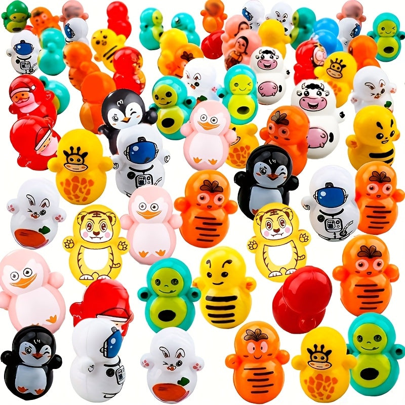 10/20 Pcs Cat Rolling Toys Durable Plastic Interactive No Electricity Needed