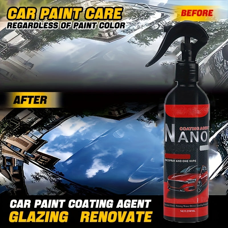 Nano Car Coating Spray Liquid Paint Protection Water Repellent 250ml