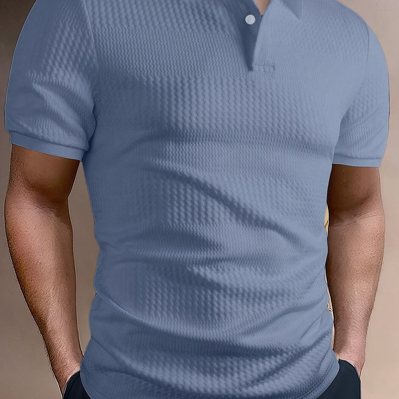 Men's Short Sleeve Golf T-Shirt Polyester Spandex Geometric Summer Outdoor Activities