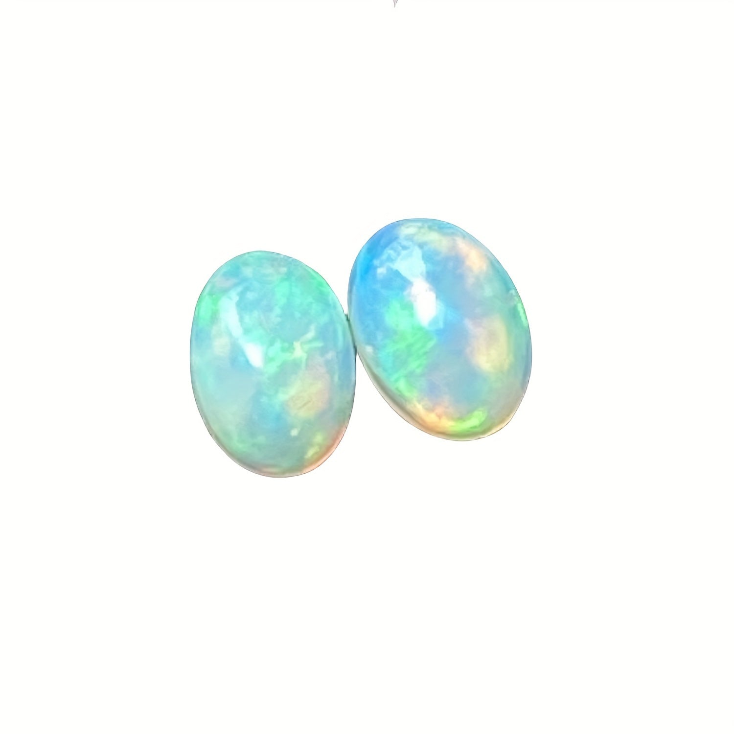 Ethiopian Opal Cabochon Grade A in White and Black for Jewelry Making