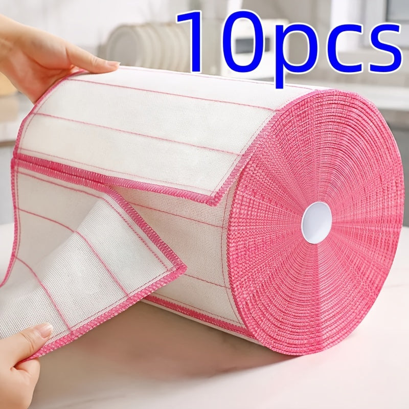 Thick Ultra-Absorbent Reusable Cloth Towels for Kitchen Bathroom Outdoor 2/5/10pcs
