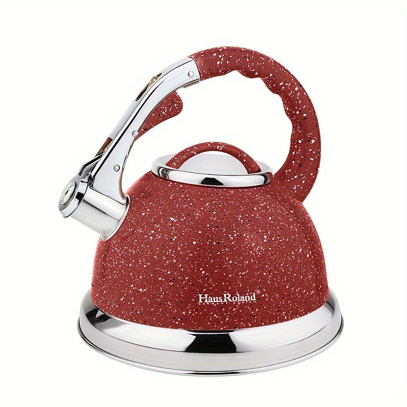 Stainless Steel Whistling Kettle for Gas Stoves, No Electricity Needed