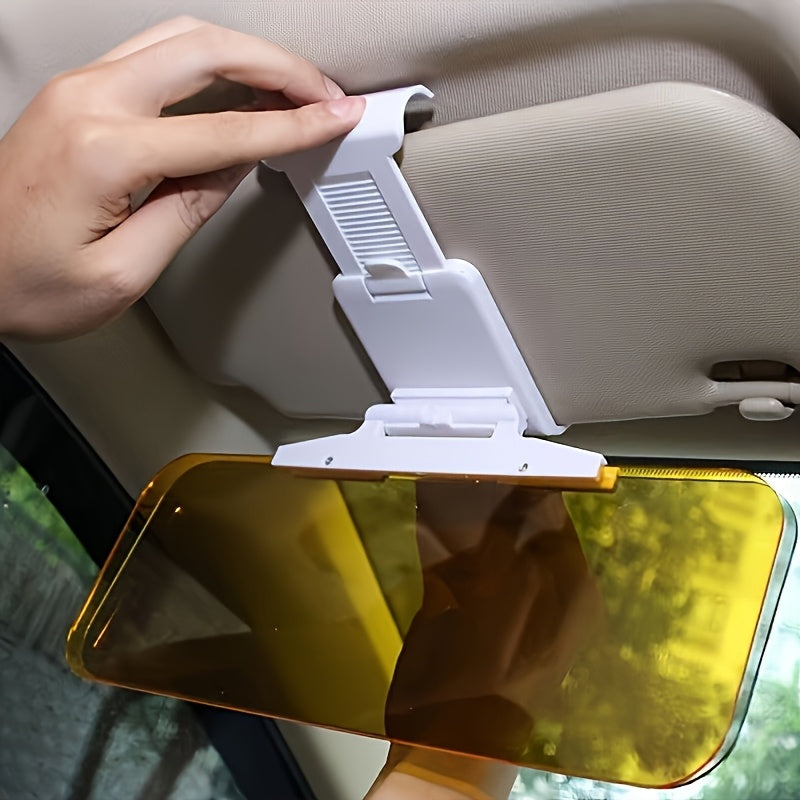 ABS Car Sunshade for Day and Night Driving Anti-Glare High Beam Protection Easy Installation