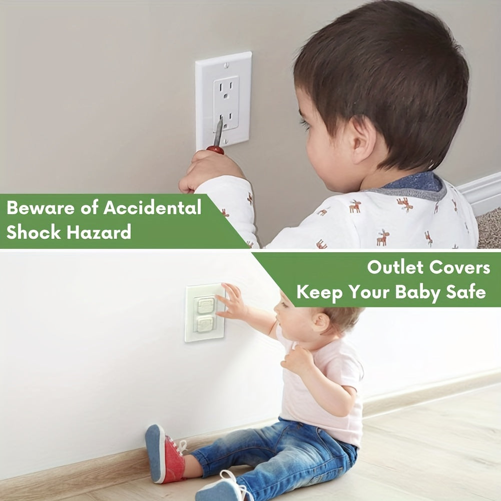 Children's Electrical Outlet Cover for 20/40 Socket Safety Plastic Childproofing