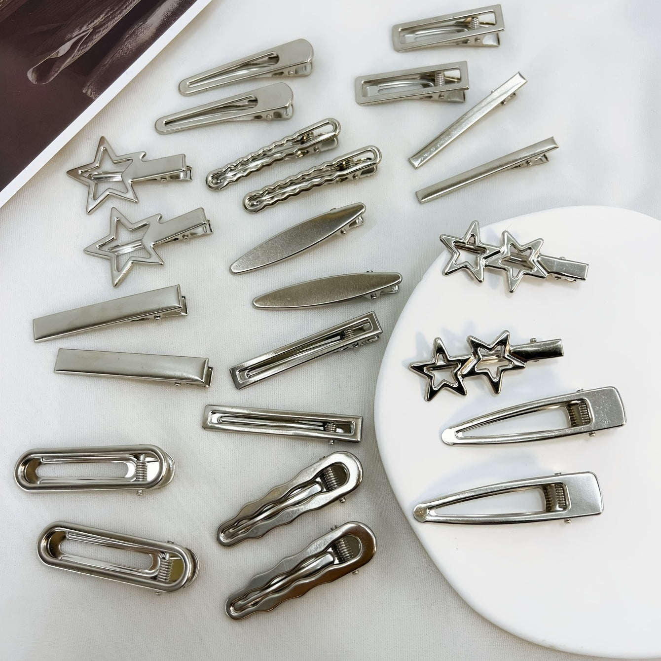 24 Pack Hair Clips for Women Bangs and Stylish Hair Accessories