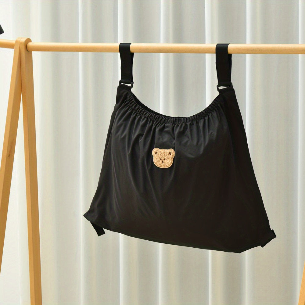 Diaper Bag for Parents Waterproof Nylon with Bottle Storage 70x45cm