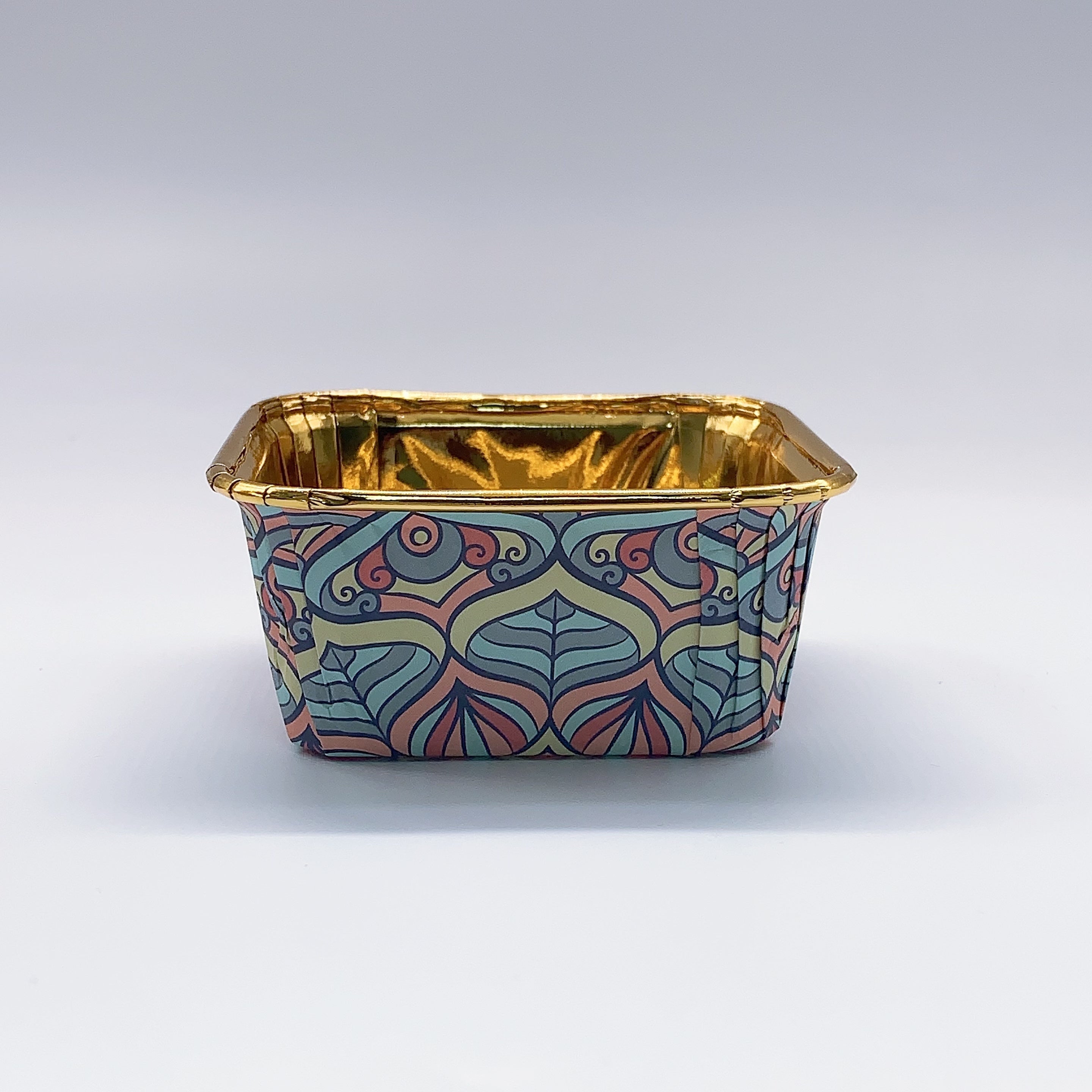 50 ta Boho uslubidagi issiqqa chidamli qog'oz keks uchun shisha, foydalanishga tayyor, yog'ga chidamli tort choynaklari