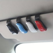 Car Visor Glasses Holder Clip ABS Resin Black Blue White Red Vehicle Organizer