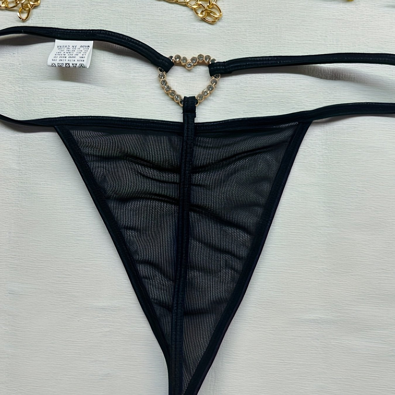 Women's Low Waist Thongs with Lace Detailing Sexy Lingerie