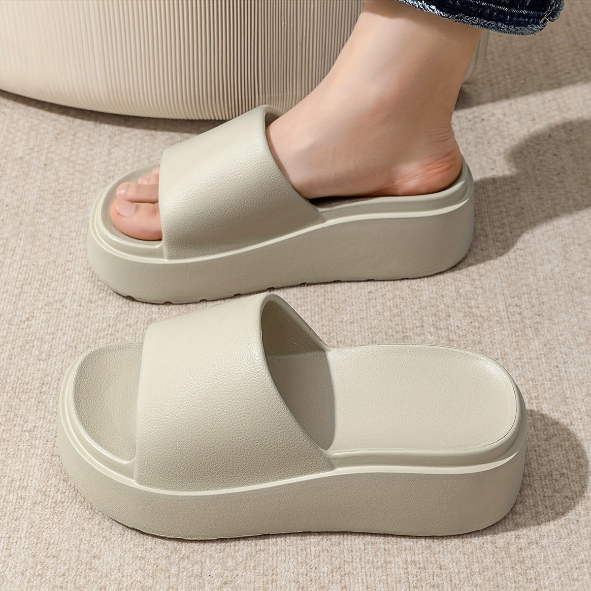 Женские сланцы EVA на плоской подошве для всех сезонов, повседневная и удобная обувь