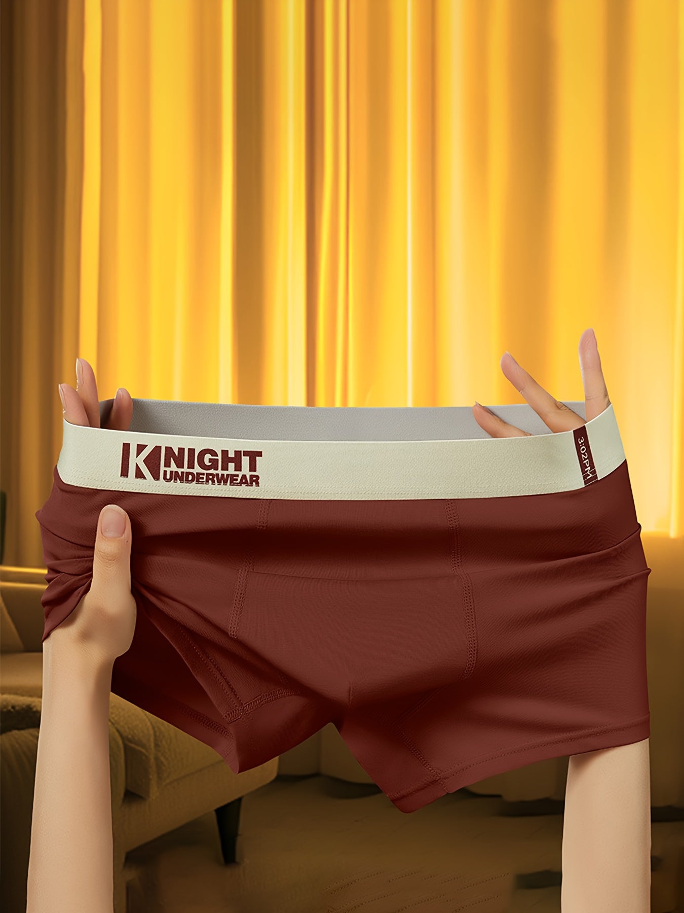 Men's Breathable Cotton Boxer Shorts 6-Pack with Printed Design