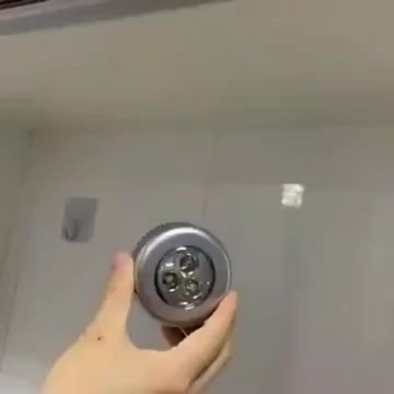 Wireless Battery-Free LED Night Light 3 Pack for Cabinets Hallways Bathrooms Bedrooms