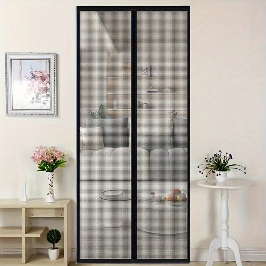 Fiberglass ekranli magnit to'siq eshigi, uy hayvonlari uchun qulay hasharotlardan himoya, yuvilishi mumkin bo'lgan bo'linma yotoqxona va garaj uchun.