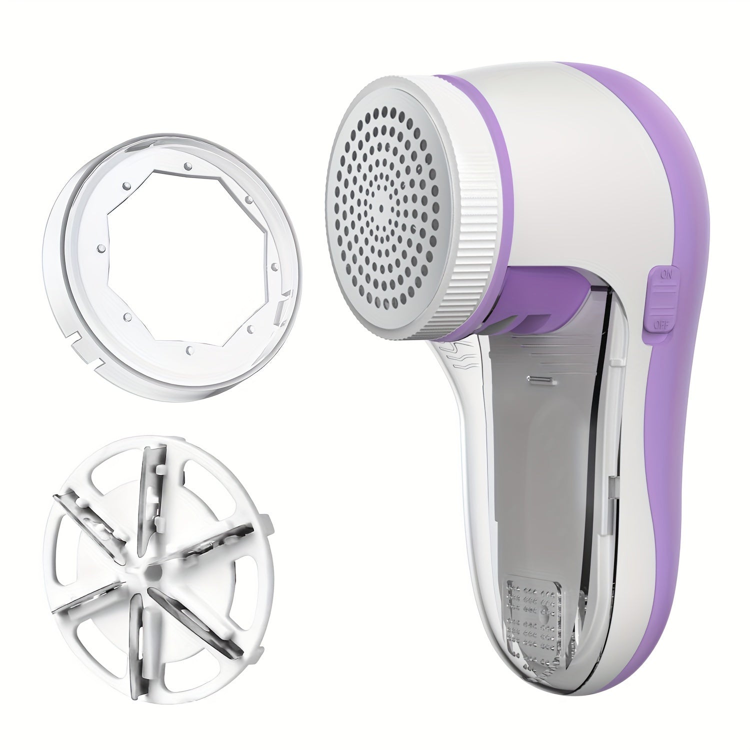 2-in-1 Fabric Shaver with Built-In Lint Roller USB Rechargeable for Clothes Furniture Carpet