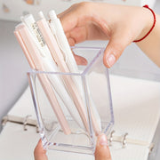 Acrylic Pen Holder for Office and School Supplies, Minimalist Desk Organizer