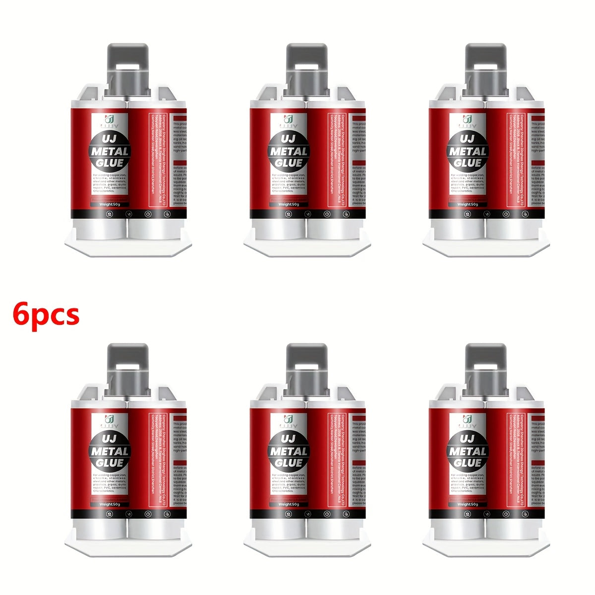 Red Metal Adhesive Gel Waterproof for Automotive Repairs Welding and Bonding