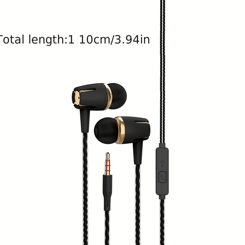 6-Pack Wired In-Ear Headphones with Microphone Noise Reduction Tangle-Free Stereo Sound