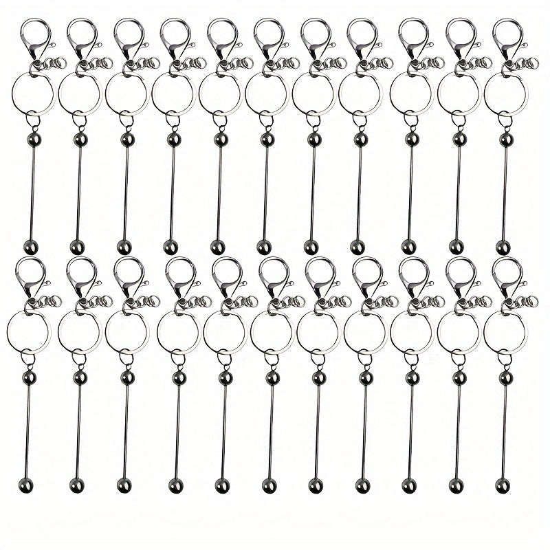 8pcs Silver Ladies Keychain Halloween Easter Christmas Decorative Accessories
