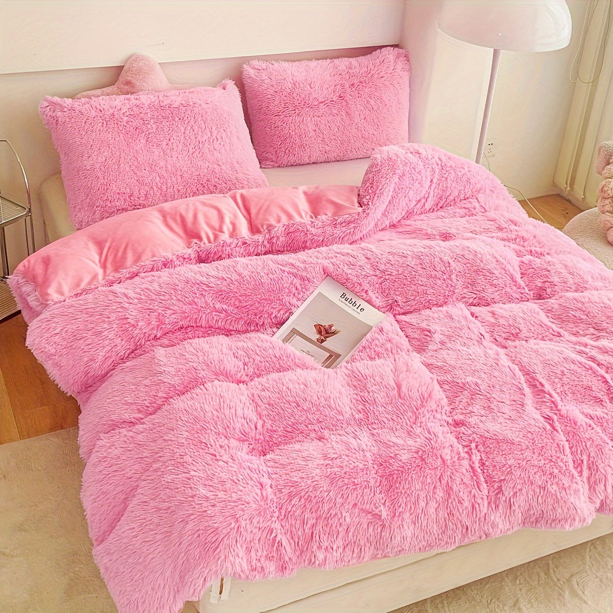 Space Themed Duvet Cover Set with Pillowcases Soft Polyester All-Season Bedding Christmas Gift 3 Pieces