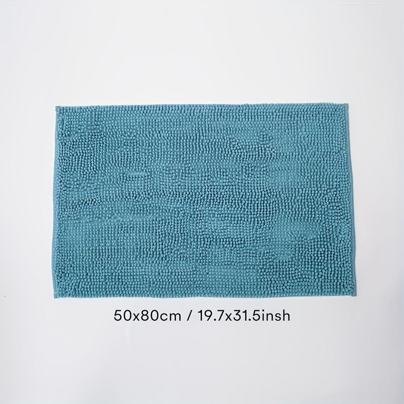 Alfombra antideslizante para baño para inodoro y ducha, de secado rápido y absorbente, para uso en interiores