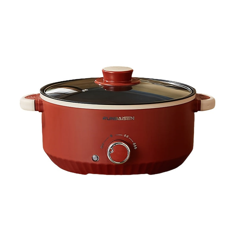 Multi-functional electric cooking pot with non-stick inner layer, 3-level flame control