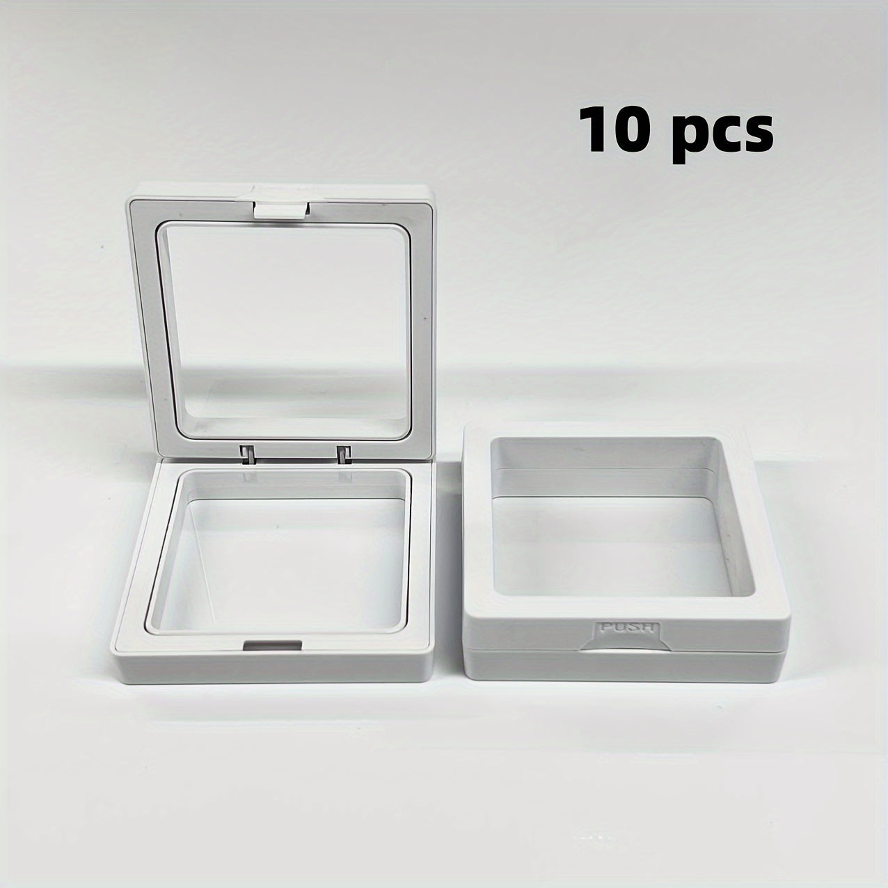 10 ta bo‘lakli suzuvchi zargarlik qutilari, uzuklar, taqinchoqlar, sirg‘alar, marjonlar uchun