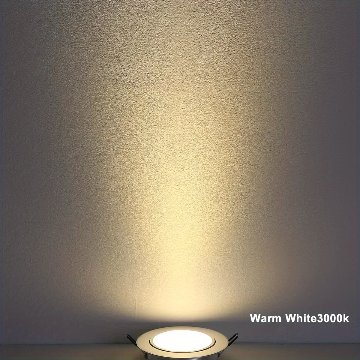 Recessed LED Ceiling Lights 3W 7W 12W Energy-Efficient Metal Panel for Office Hotel Mall Home