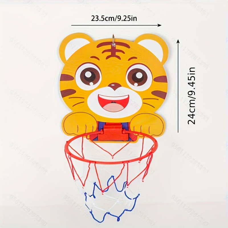 Bolalar uchun oilaviy qiziqarli hayvon mavzusidagi basketbol to'pi to'plami, ichki/tashqi sportlar uchun ideal tug'ilgan kun sovg'asi.