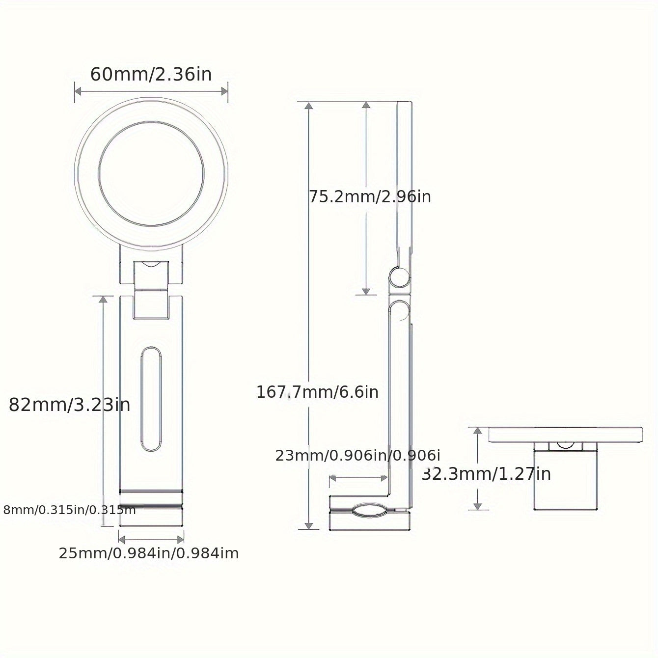 Portable Aluminum Travel Laptop Stand with 360 Degree Rotation and Foldable Design