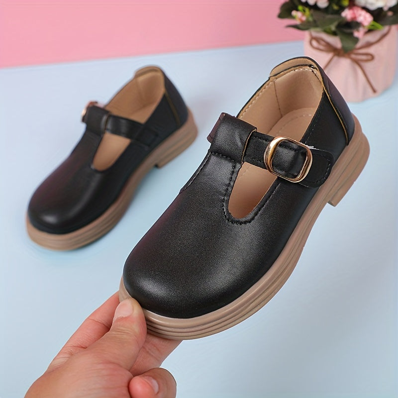 Girls Mary Jane Shoes with Non-Slip Sole for Indoor and Outdoor Wear in Spring and Autumn
