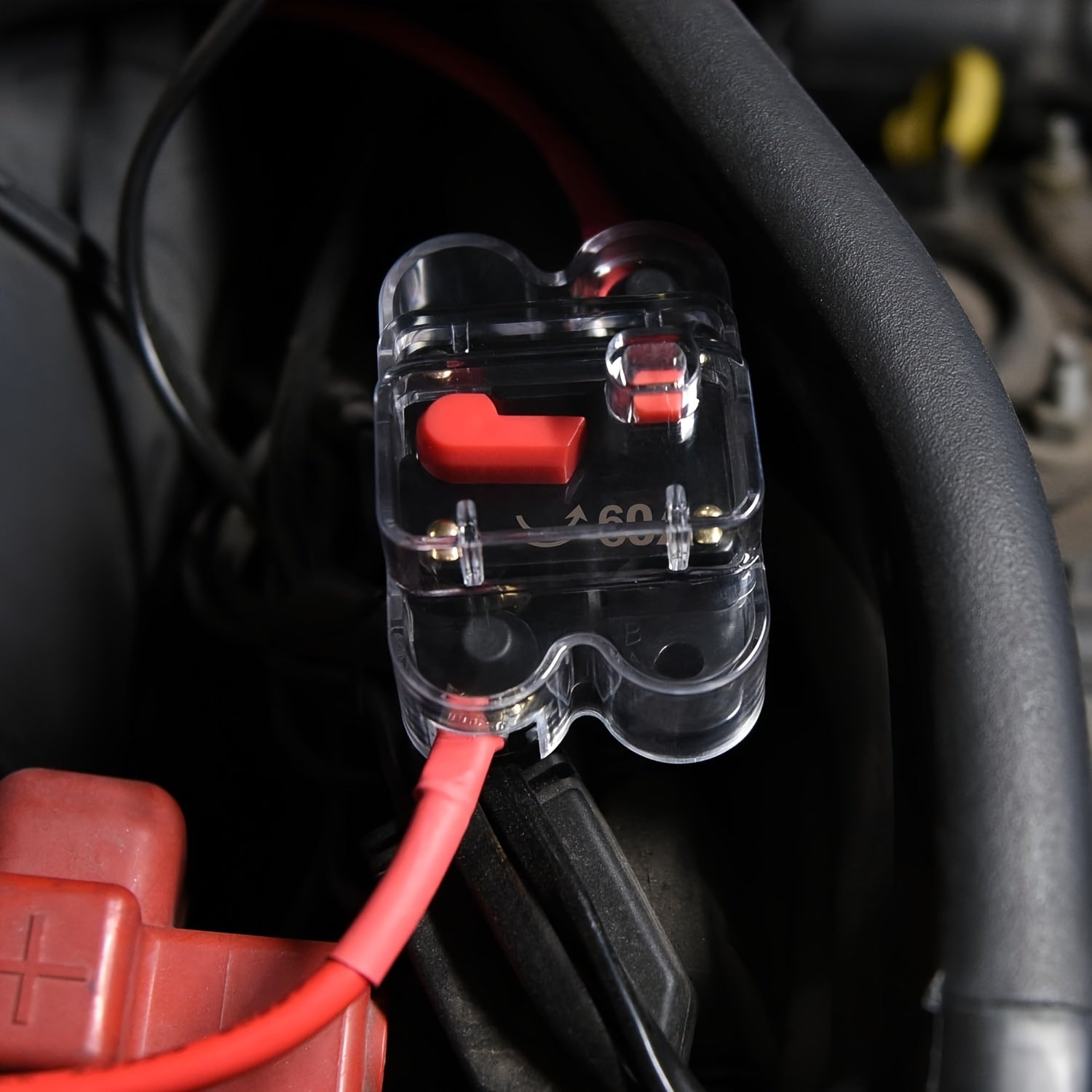 50A 12V-48V DC Circuit Breaker In-Line Fuse Auto Car Marine Manual Reset