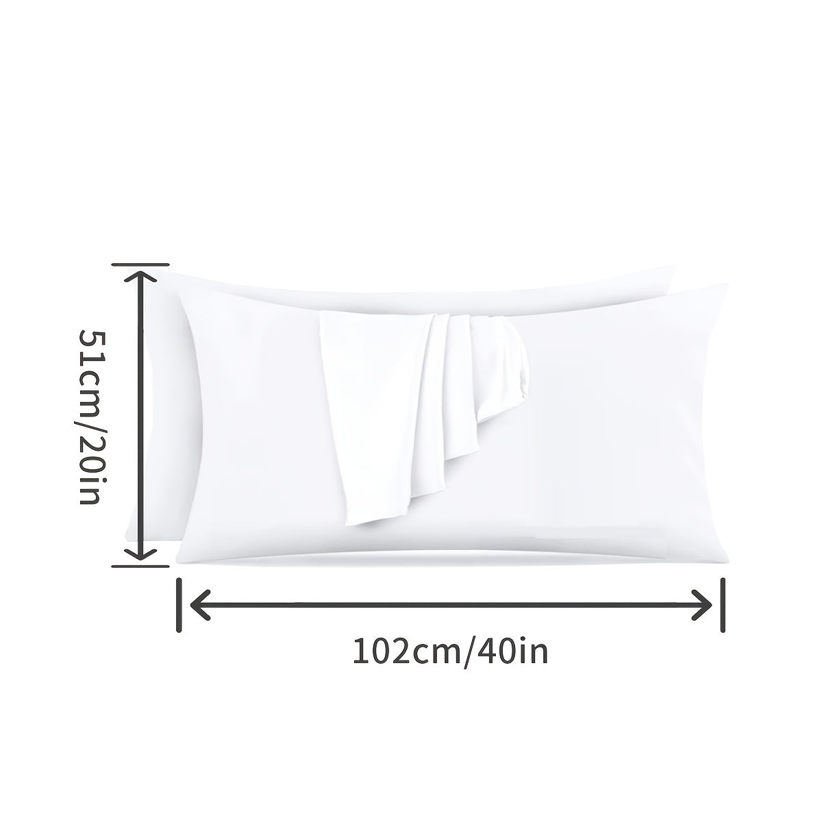 Waterproof Stain-Resistant Pillowcase Super Soft Thickened and Enlarged Design