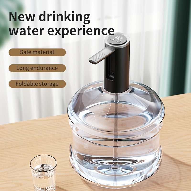 NIJ USB Qayta to'ldiriladigan Elektr suv taqsimlagichi - Lithium Batareya bilan avtomatik pomp, Oshxona va Uy-ro'zg'or uchun mos.