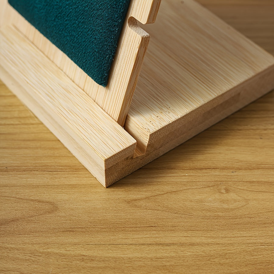 Деревянная подставка для украшений для ожерелий и кулонов с съемной подставкой