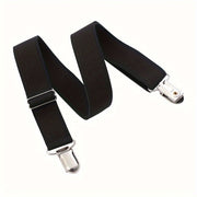 Black Multi-Functional Bed Sheet Holder with Dual Clips, Adjustable Grip