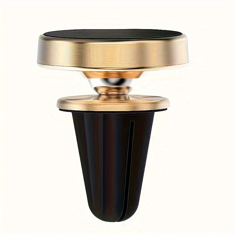 Soporte para teléfono en rejilla de ventilación de coche de aleación de aluminio universal, rotatorio para navegación