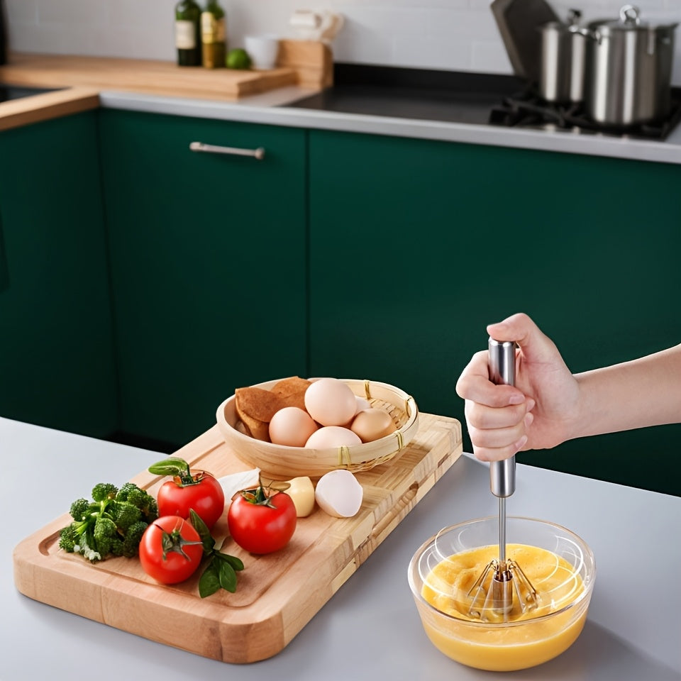 Large Stainless Steel Egg Beater Hand Whisk for Baking and Cooking