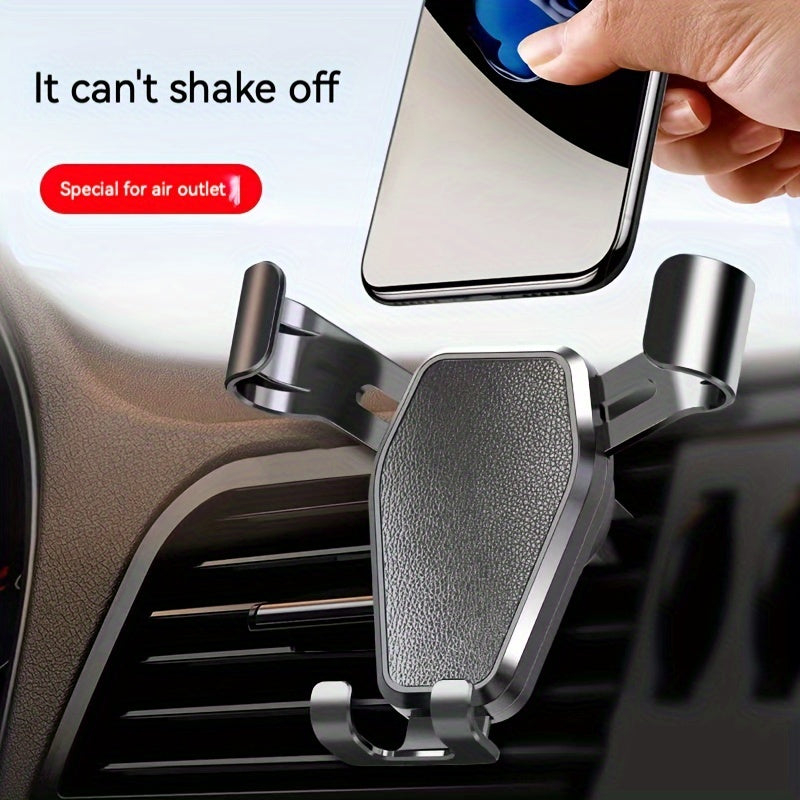 Car Phone Holder for Car Air Outlet Anti-Shaking Gravity Mount Adjustable Durable