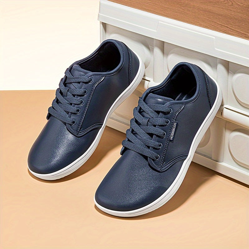 Minimalist Barefoot Sneakers for Men and Women with Wear-Resistant Rubber Sole and Breathable Microfiber Upper