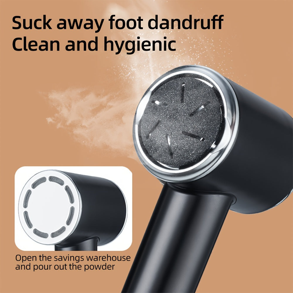 Электрический удалитель мозолей с вакуумом, ЖК-дисплей, 6 сменных насадок, перезаряжаемый инструмент для педикюра