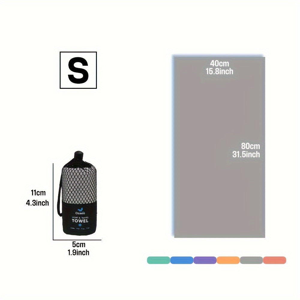 Microfiber Travel Towel Quick Dry Lightweight Sports Beach Hiking Yoga Golf Pickleball