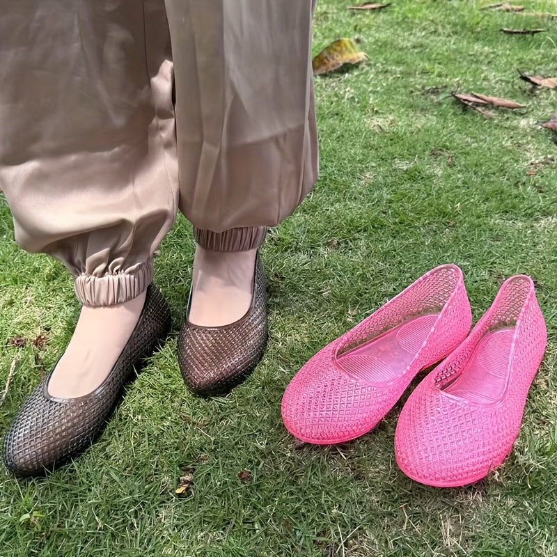 Women's Jelly Shoes Beach Indoor Outdoor Sandal Comfortable Water Resistant