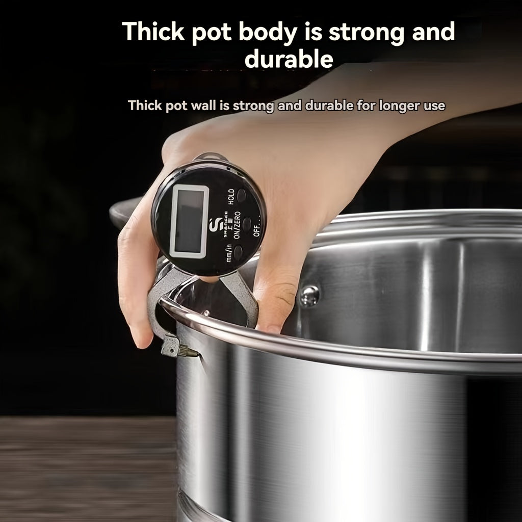 Juego de utensilios de cocina de acero inoxidable de 5 piezas para sopa y guiso, duradero y fácil de limpiar