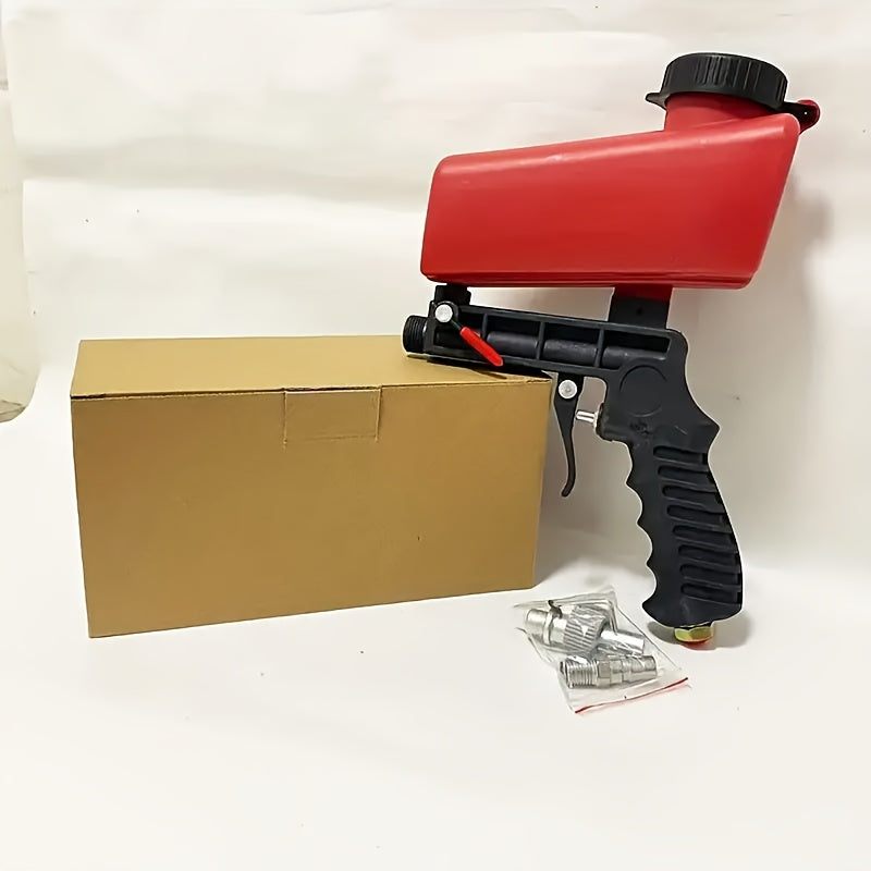 Portable Sandblasting Gun 90psi Gravity-Fed for Rust Removal and Detailing
